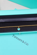TIFFANY & CO Mini Heart Tag Bead Bracelet