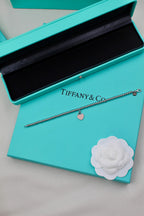TIFFANY & CO Mini Heart Tag Bead Bracelet