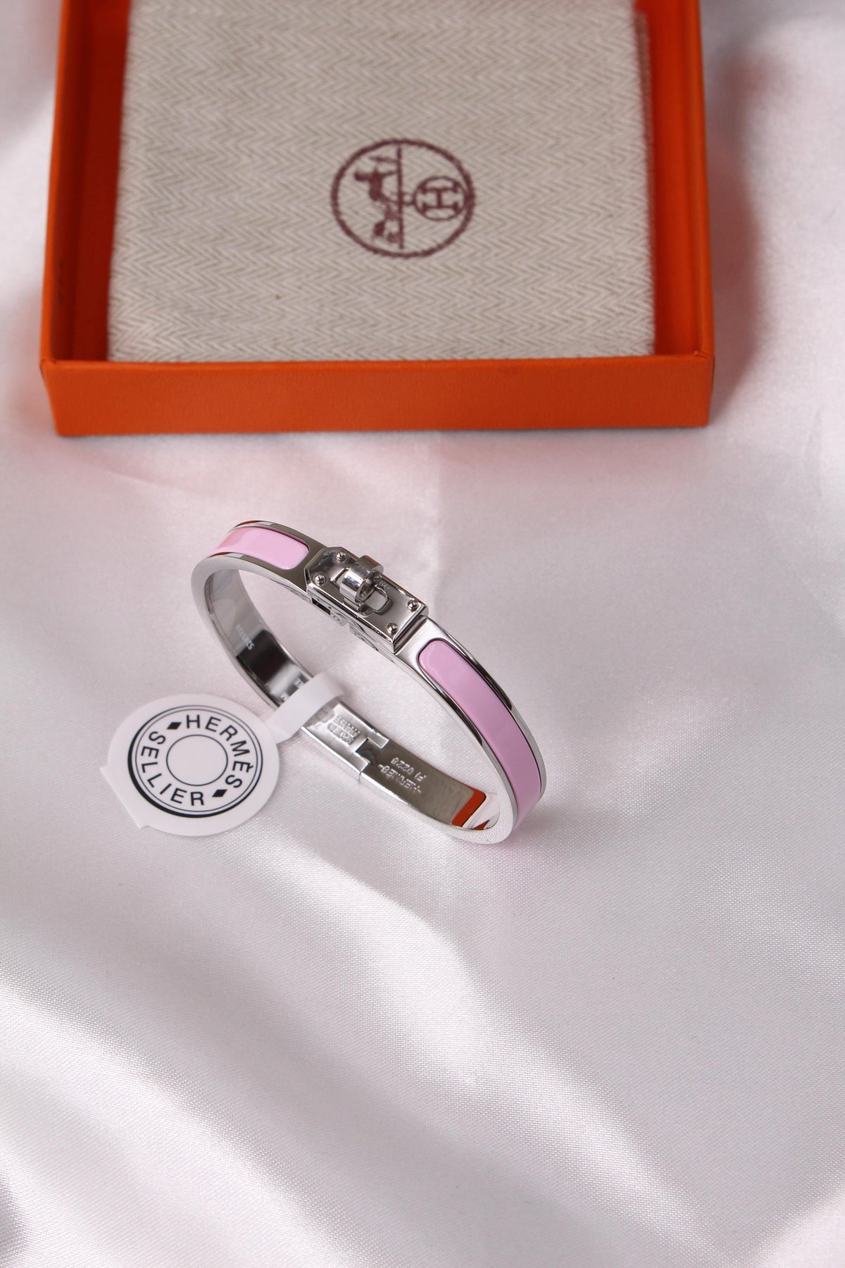 Hermes Brazalete Mini Clic Kelly (17cm)