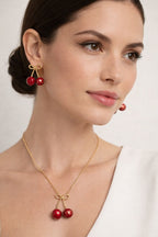 Valentino Garavani cherry-motif Necklace & Earrings