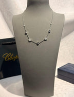 Chopard Happy Hearts White Gold Diamond Pendant & Earrings