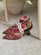 FENDI Colibr矛 slingback pumps