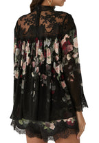 ZIMMERMANN lace-trimmed Floral Blouse