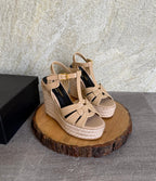 YSL Espadrilles Wedge Sandals