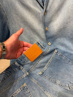 LOEWE Blue Anagram Bermuda set in Denim