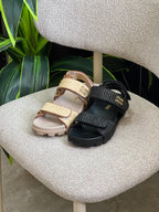 Miu Miu Canvas slide sandals