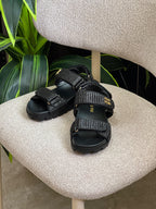 Miu Miu Canvas slide sandals