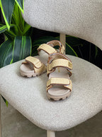 Miu Miu Canvas slide sandals
