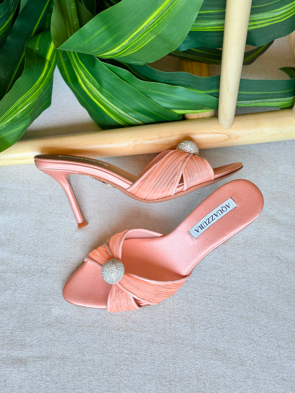 Aquazzura Embellished Mystery Mules 85
