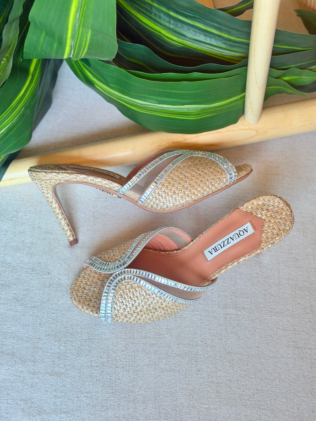 Aquazzura Wild Aurora 75 Mules