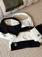 Chanel Terry Cloth CC Beach Bag and Towel Set