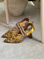 FENDI Colibr矛 slingback pumps